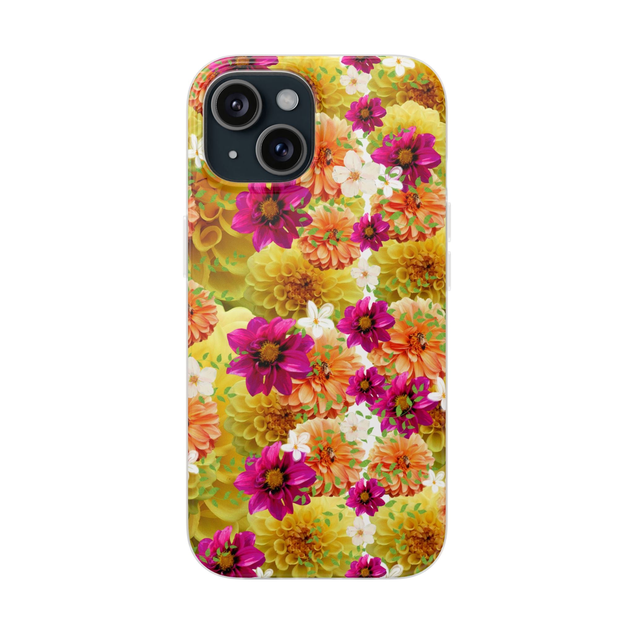 Graphic Dahlias 2 Flexi Cases for Most Phone Types (FWS)