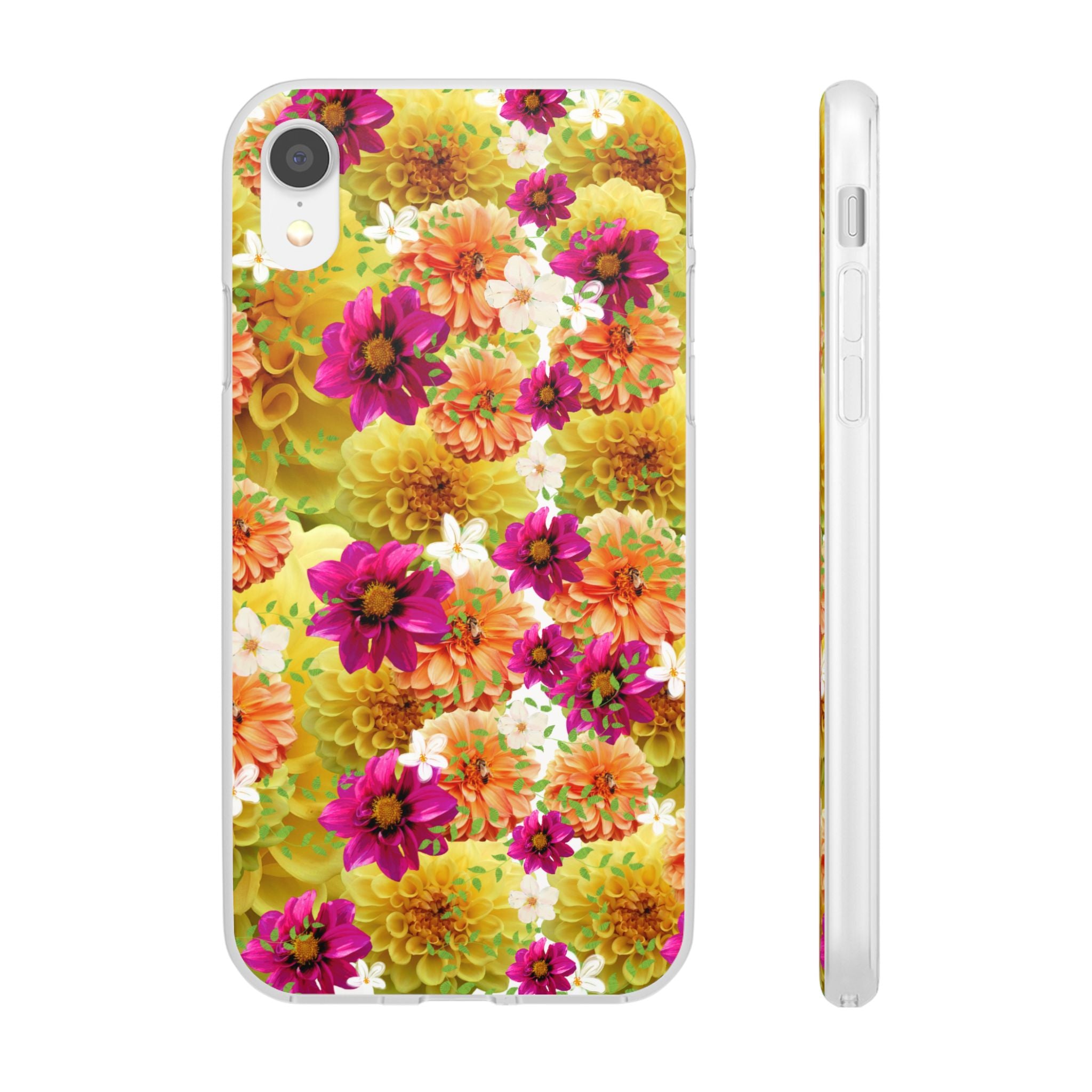 Graphic Dahlias 2 Flexi Cases for Most Phone Types (FWS)