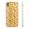 Happy Cake Yellow Flexi Clear Cases for Most Phone Types (FWS)