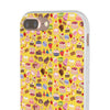Happy Cake Yellow Flexi Clear Cases for Most Phone Types (FWS)