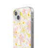 Pastel Frangipanis Yellow Flexi Clear Cases for Most Phone Types (FWS)