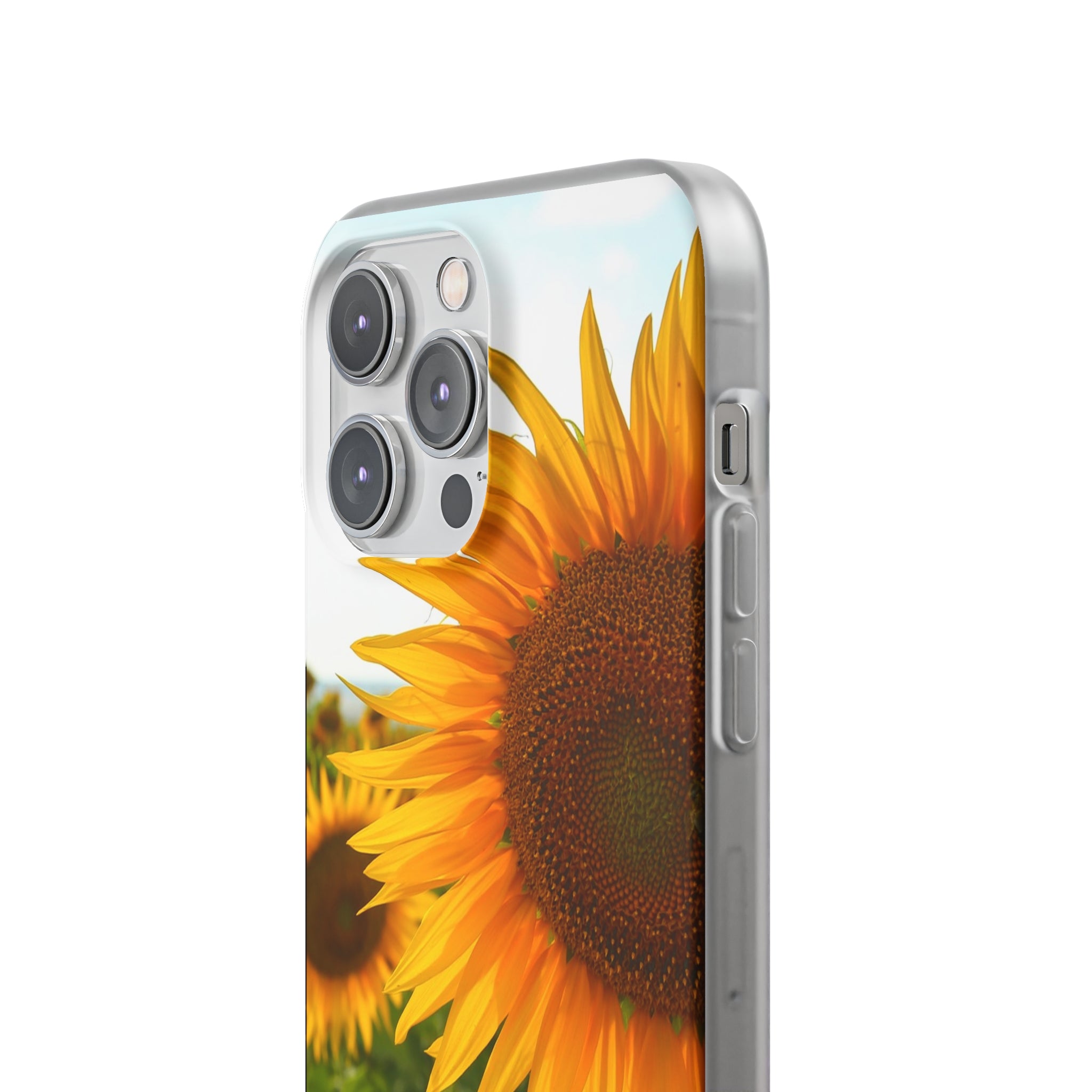 Sunflowers Flexi Clear Cases for Most Phone Types