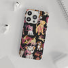 Dogs Love Black Flexi Clear Cases for Most Phone Types (FWS)