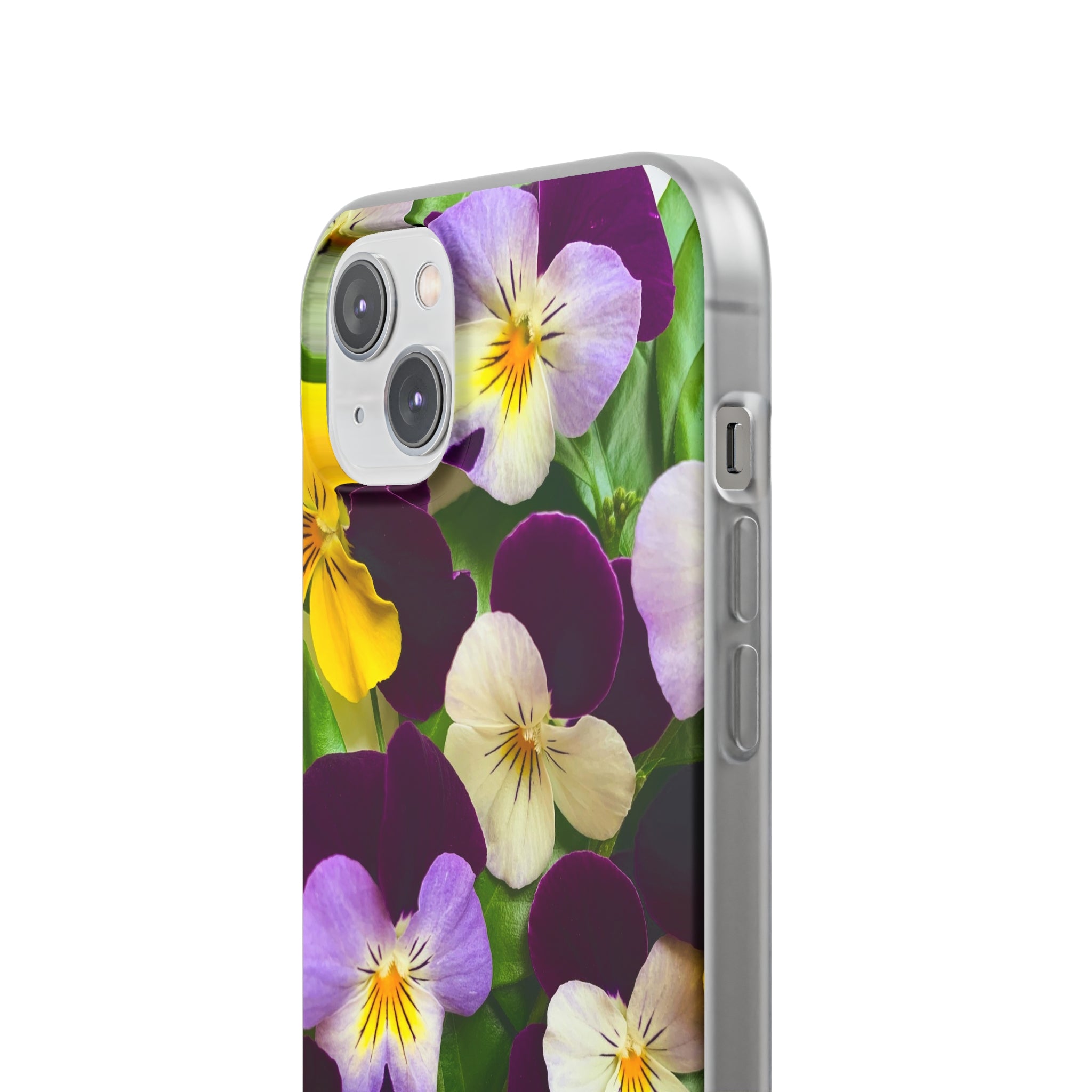 Spring Violas Flexi Clear Cases for Most Phone Types