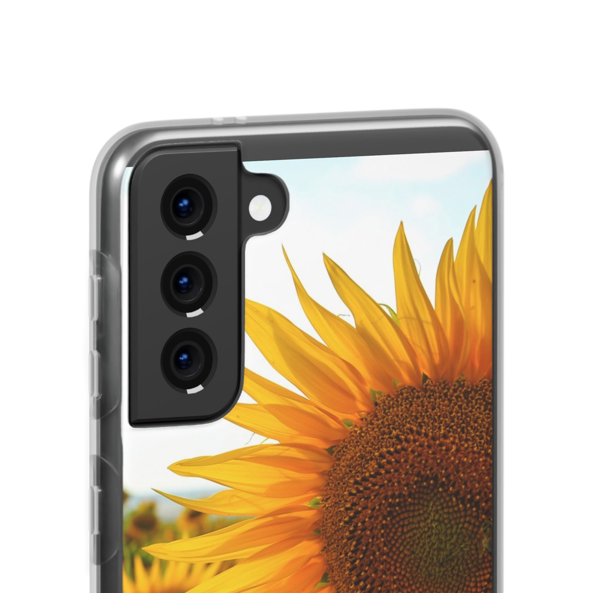 Sunflowers Flexi Clear Cases for Most Phone Types