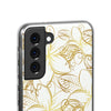 Golden Frangipanis White Flexi Clear Cases for Most Phone Types (FWS)