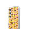 Happy Cake Yellow Flexi Clear Cases for Most Phone Types (FWS)