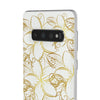 Golden Frangipanis White Flexi Clear Cases for Most Phone Types (FWS)