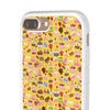 Happy Cake Yellow Flexi Clear Cases for Most Phone Types (FWS)