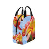 Frangipani Sky Insulated Zipper Lunch Bag