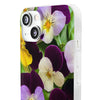 Spring Violas Flexi Clear Cases for Most Phone Types