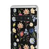 Wildflowers Painted Black Flexi Clear Case for Most Phone Types