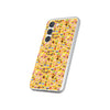 Happy Cake Yellow Flexi Clear Cases for Most Phone Types (FWS)
