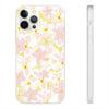 Pastel Frangipanis Yellow Flexi Clear Cases for Most Phone Types (FWS)