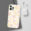 Pastel Frangipanis Yellow Flexi Clear Cases for Most Phone Types (FWS)