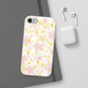 Pastel Frangipanis Yellow Flexi Clear Cases for Most Phone Types (FWS)
