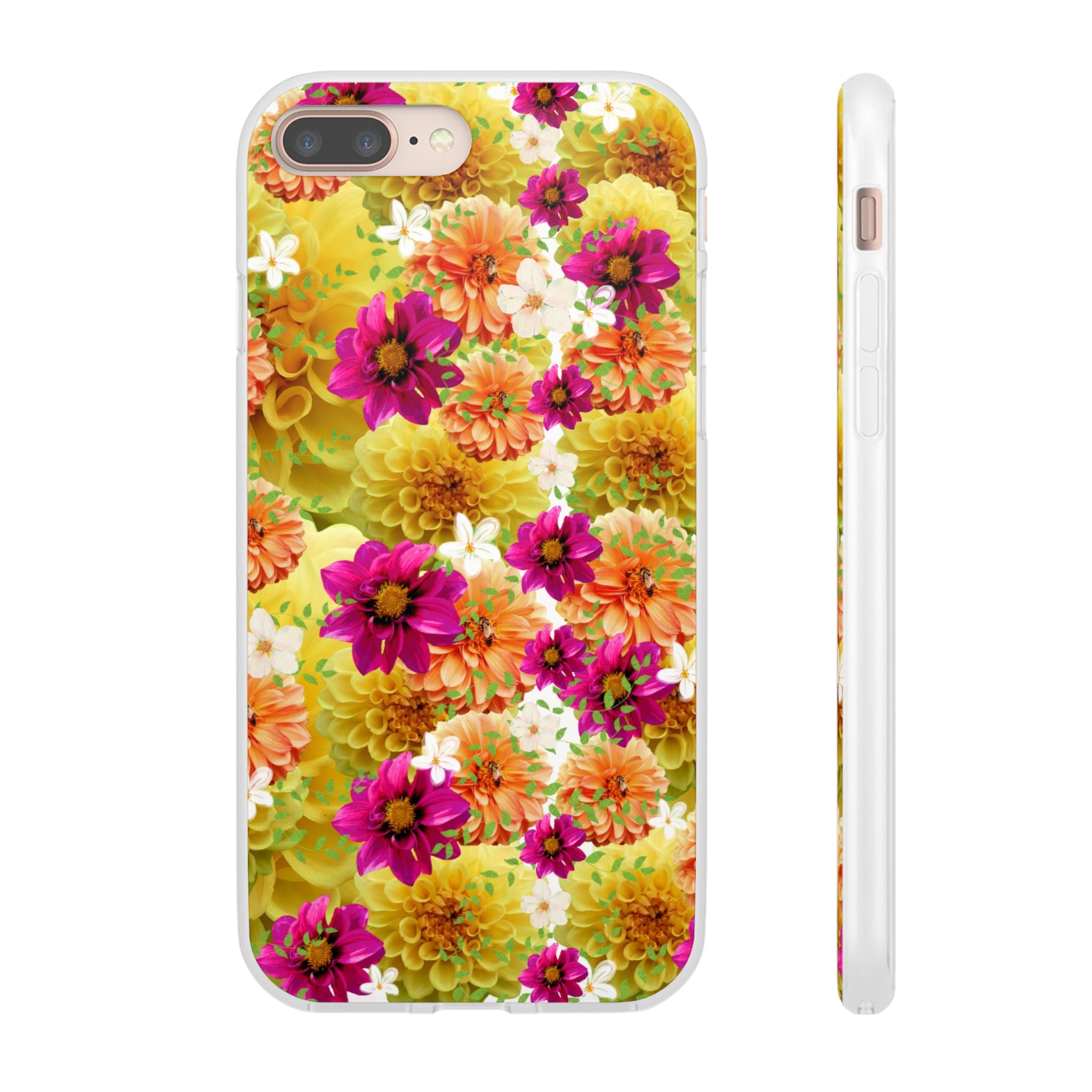 Graphic Dahlias 2 Flexi Cases for Most Phone Types (FWS)