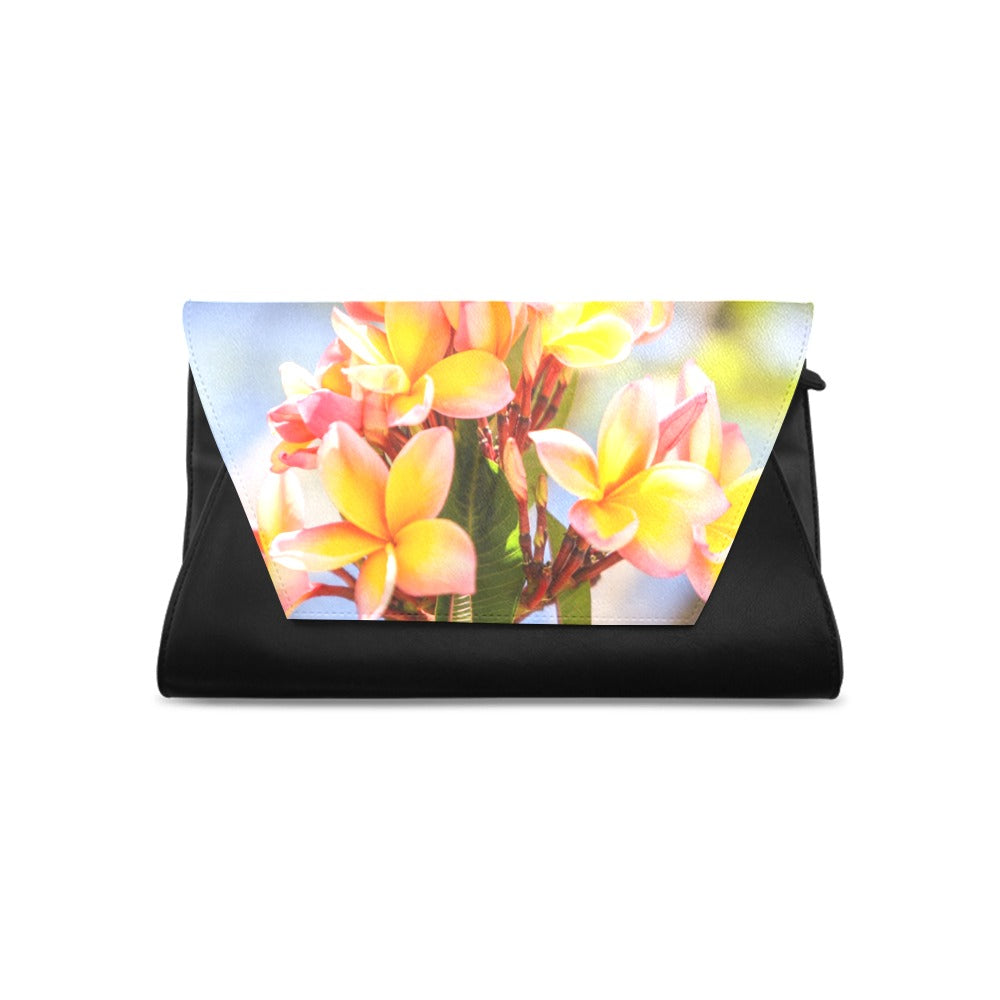 Fresh Frangipanis Clutch Bag