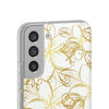 Golden Frangipanis White Flexi Clear Cases for Most Phone Types (FWS)