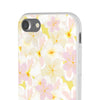 Pastel Frangipanis Yellow Flexi Clear Cases for Most Phone Types (FWS)
