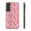 Happy Cake Pink Flexi Clear Cases for Most Phone Types (FWS)