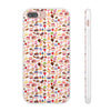Happy Cake White Flexi Clear Cases for Most Phone Types (FWS)