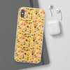 Happy Cake Yellow Flexi Clear Cases for Most Phone Types (FWS)