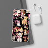 Dogs Love Black Flexi Clear Cases for Most Phone Types (FWS)