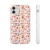Happy Cake White Flexi Clear Cases for Most Phone Types (FWS)