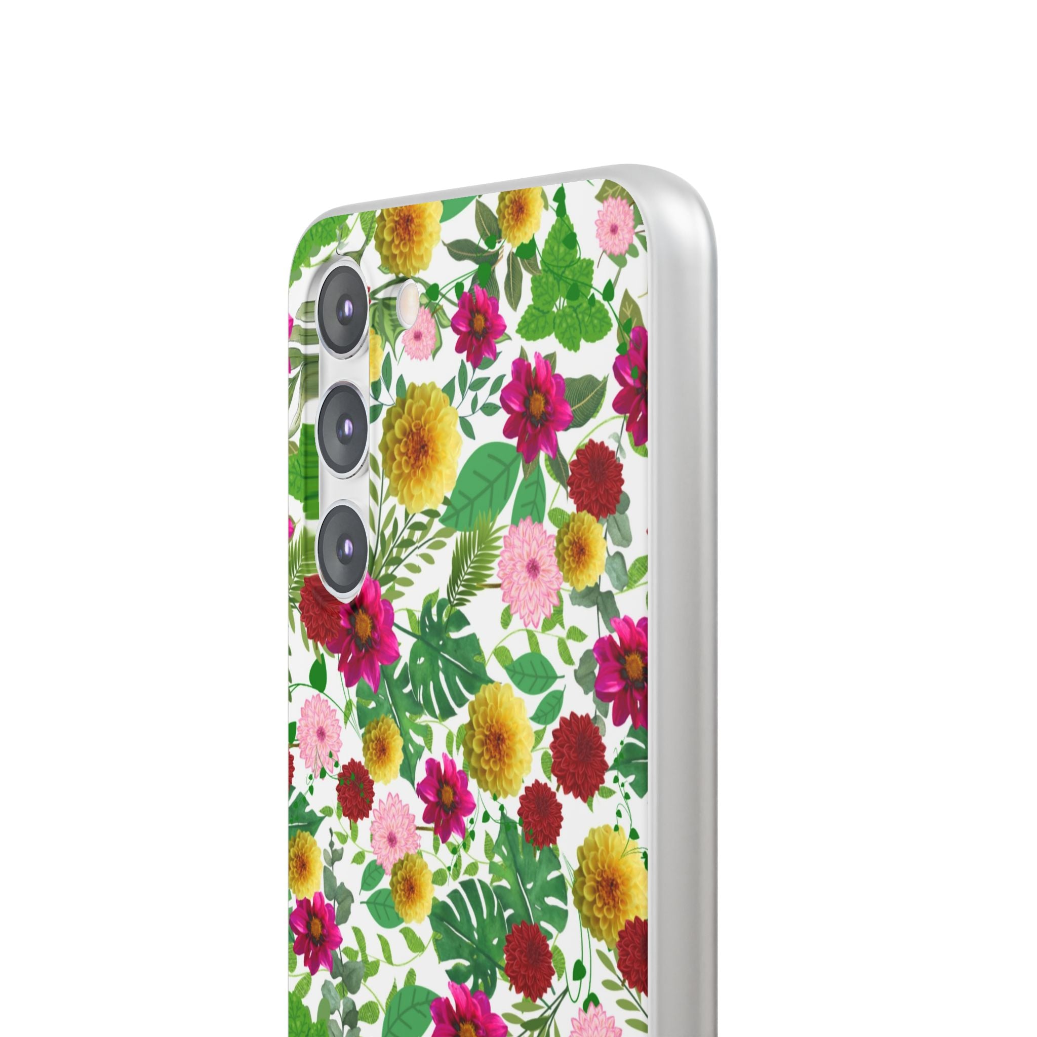 Graphic Dahlias Flexi Cases for Most Phone Types (FWS)