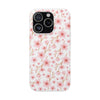 Japanese Pink Flowers White Flexi Clear Cases for Most Phone Types