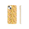 Happy Cake Yellow Flexi Clear Cases for Most Phone Types (FWS)