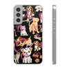 Dogs Love Black Flexi Clear Cases for Most Phone Types (FWS)