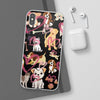 Dogs Love Black Flexi Clear Cases for Most Phone Types (FWS)