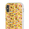 Happy Cake Yellow Flexi Clear Cases for Most Phone Types (FWS)