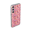 Happy Cake Pink Flexi Clear Cases for Most Phone Types (FWS)