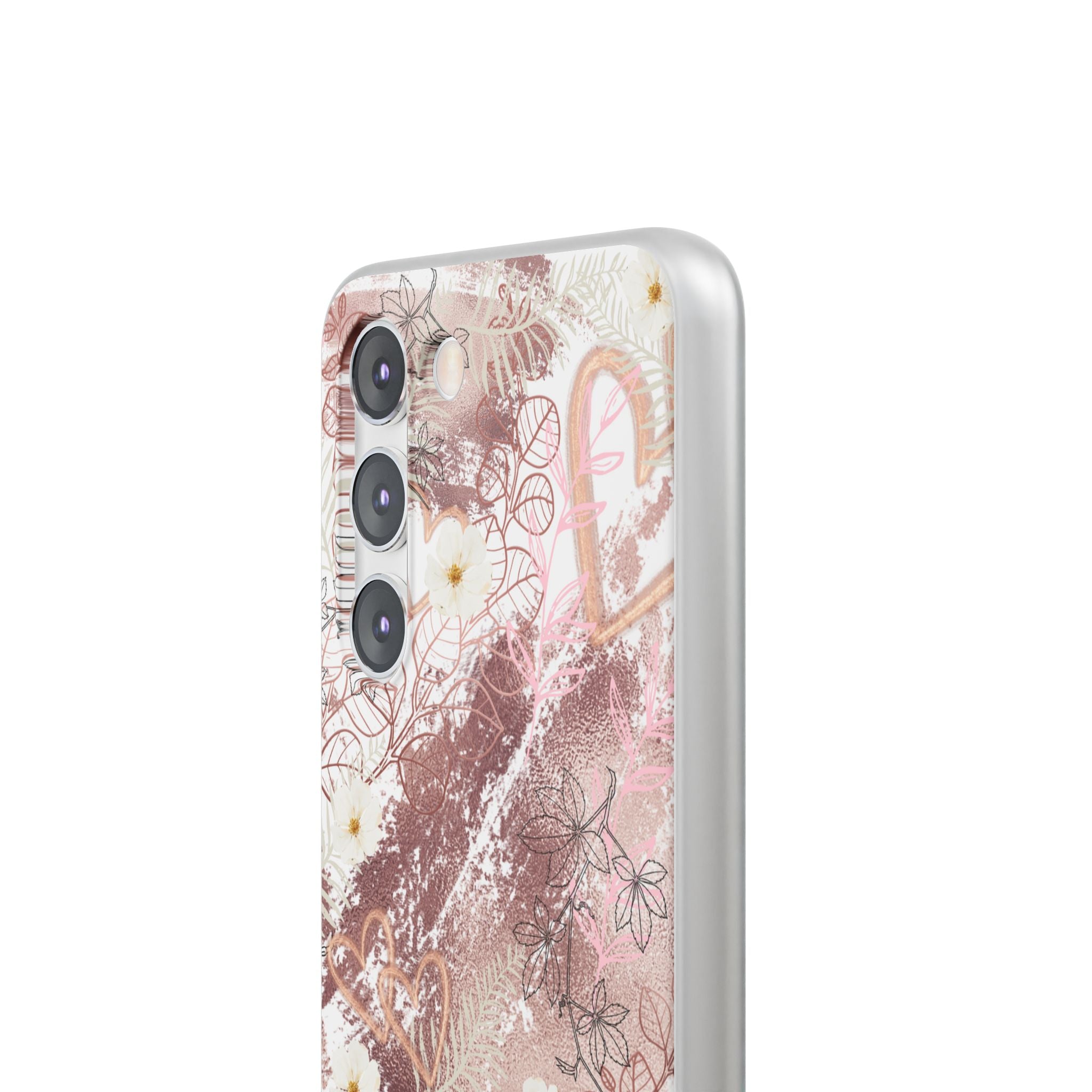 Bronze Love Flexi Clear Cases for Most Phone Types (FWS)