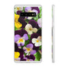 Spring Violas Flexi Clear Cases for Most Phone Types