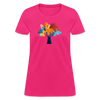 Abstract Tree Women's T-Shirt - fuchsia