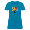 Abstract Tree Women's T-Shirt - turquoise