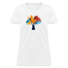 Abstract Tree Women's T-Shirt - white