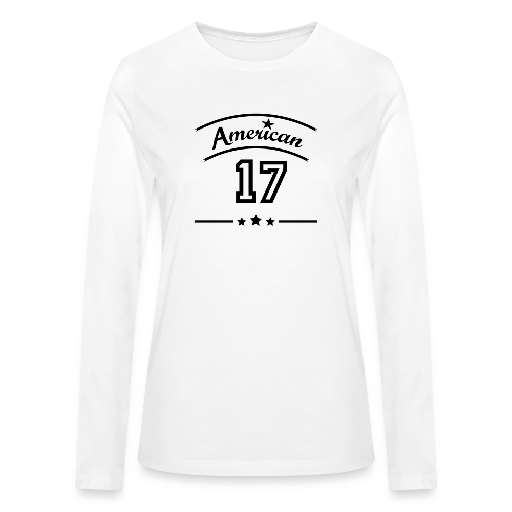 American 17 Long Sleeve T-Shirt - white