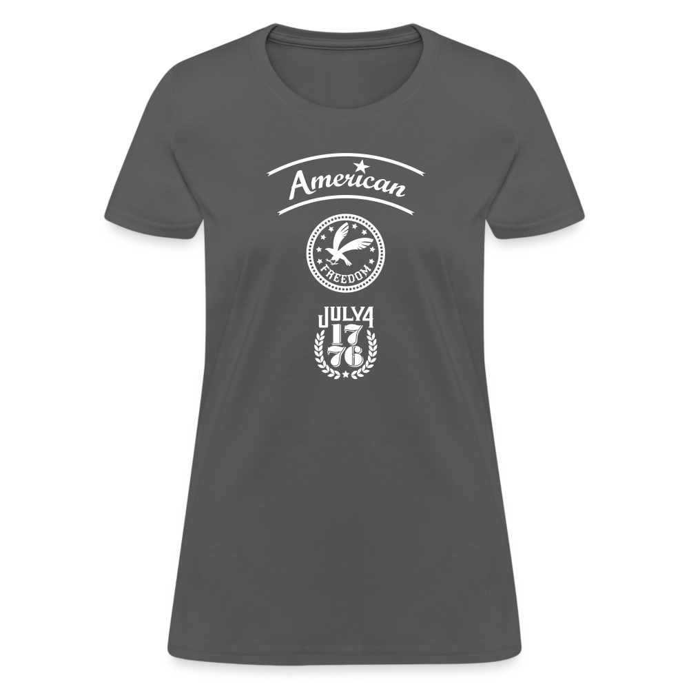 American Freedom Cotton T-Shirt - charcoal