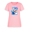 Art Frame Frangipanis Cotton T-Shirt up to 3 XL - pink