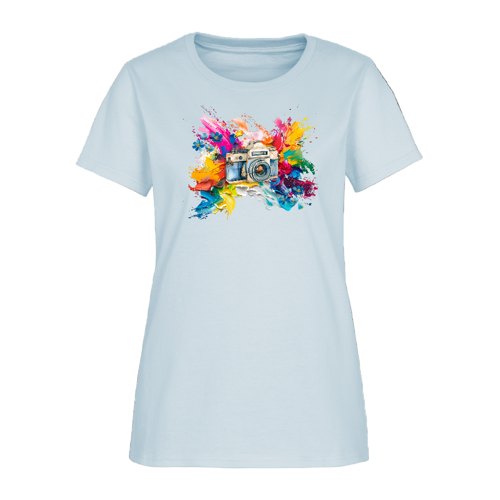 Art Meets Photography Women's T-Shirt - light blue