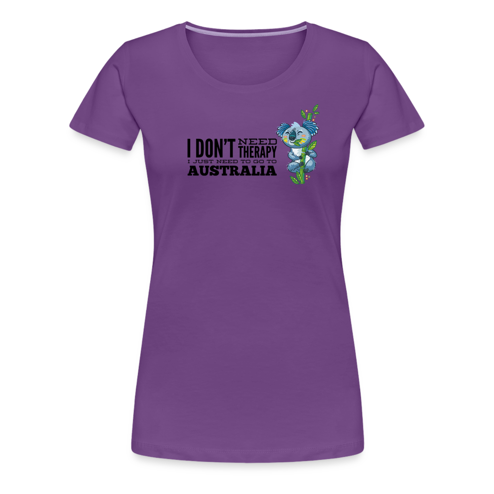 Australia Therapy T-Shirt - purple 1