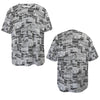 Australian Newspaper B & W Baggy Unisex Top up to 6 XL 6