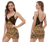 Autumn Tones Cami Night Dress With Lace up to 3 XL (FWS) 1
