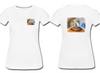 Beach Life Tiny Planet Cotton T-Shirt up to 3 XL front and back