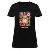 Bear Life Women's Cotton T-Shirt - black